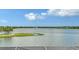 Lake view with fountain at 7665 Haddington Cv, Bradenton, FL 34202