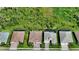 This aerial shot shows the home's location near a green space, providing a sense of privacy and tranquility at 8668 Sundance Loop, Sarasota, FL 34238