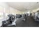 A spacious community gym features modern equipment and lots of natural light at 8668 Sundance Loop, Sarasota, FL 34238