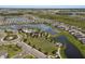 An aerial view of the beautiful community, which features community pool, lakes, and playgrounds at 8985 Royal River Cir, Parrish, FL 34219