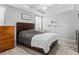 Comfortable bedroom featuring a ceiling fan and modern décor at 1107 22Nd E St, Palmetto, FL 34221