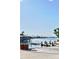 Scenic view of a boat ramp with docks and calm water in the distance at 1207 65Th Nw St, Bradenton, FL 34209