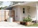 Enjoy the outdoors with an outdoor shower, lush greenery, and private outdoor lounge at 1207 65Th Nw St, Bradenton, FL 34209