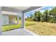 Backyard view from the covered patio at 12071 Mountain Island Trl, Parrish, FL 34219