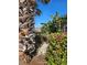 Beautiful landscaping creates a private oasis, perfect for relaxing and enjoying nature at 134 Gulfview Rd, Punta Gorda, FL 33950