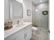 Cozy bathroom featuring modern fixtures, elegant accents, and a shower at 17737 Savory Mist Cir, Bradenton, FL 34211