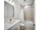 Cozy bathroom featuring a vanity with a shower-tub combo at 17737 Savory Mist Cir, Bradenton, FL 34211