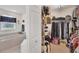 Walk-in closet with abundant storage and a bathroom with a soaking tub at 2381 Appaloosa Cir, Sarasota, FL 34240