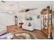 Spacious living room with hardwood floors, stylish furniture, and natural light at 2381 Appaloosa Cir, Sarasota, FL 34240