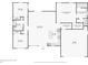Detailed floor plan showcasing the layout of the home, including the kitchen, bedrooms, and living spaces at 2794 Escambia Cir, North Port, FL 34288