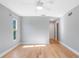 Bright bedroom with hardwood floors and fresh paint at 4279 Oakhurst E Cir # 3044, Sarasota, FL 34233