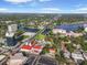 Stunning aerial view of the city with beautiful waterfront buildings and bridge, showcasing its vibrant atmosphere at 520 27Th W St, Bradenton, FL 34205