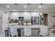 Beautiful kitchen island with granite counters and stainless steel appliances at 640 Encarnacion St, Punta Gorda, FL 33983