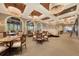 Elegant restaurant featuring stylish lighting and an open layout, ideal for dining and socializing at 7717 Us Open Loop, Lakewood Ranch, FL 34202