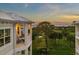 Sunset view from the balcony at 7840 34Th Ave W # 303, Bradenton, FL 34209