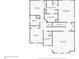 Second floor layout with bedrooms, bathrooms, laundry room, theater room, and multiple closets at 7930 111Th Ter E, Parrish, FL 34219