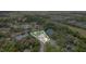 Aerial view showing property location by the lake at 9007 63Rd Avenue E Dr, Bradenton, FL 34202