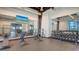 Weight room with mirrors at 10254 Morning Mist Ln, Sarasota, FL 34241