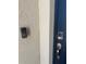 Smart doorbell security features and a keypad entry system enhance this home's front door at 13422 Saw Palm Creek Trl, Lakewood Ranch, FL 34211