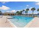 Inviting community lap pool offering a refreshing and active lifestyle with clear water and palm tree surroundings at 19023 Mangieri St, Venice, FL 34293
