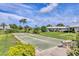 Bocce ball courts with blue skies add to the community's recreational amenities at 3721 Somerville Dr # 1513, Sarasota, FL 34232