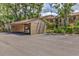 View of the carport, providing covered parking for residents and featuring a beige exterior at 3810 75Th W St # 128, Bradenton, FL 34209