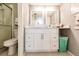 Bright bathroom with a modern vanity, vessel sink, and clean lines, offering a spa-like experience at 4001 Beneva Rd # 319, Sarasota, FL 34233