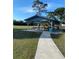 Community park pavilion with picnic tables offering a shaded area for gatherings and outdoor enjoyment at 481 Saturn Ave, Sarasota, FL 34243
