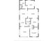 Detailed floor plan showcasing the layout of the home, including room dimensions at 5317 14Th S Ave, Gulfport, FL 33707