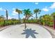 Fun splash pad with a palm tree water feature, offering a refreshing and playful recreational space at 5711 Archipelago St, Nokomis, FL 34275