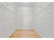 Walk-in closet with plenty of room for storage at 6266 Buckingham St, Sarasota, FL 34238