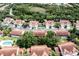 Scenic aerial shot of the property with lush greenery, offering a tranquil living environment at 7137 Cedar Hollow Cir, Bradenton, FL 34203