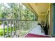 Relaxing screened patio with beautiful green views at 7137 Cedar Hollow Cir, Bradenton, FL 34203