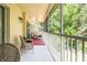 Comfortable screened patio perfect for enjoying the outdoors in a peaceful setting at 7137 Cedar Hollow Cir, Bradenton, FL 34203