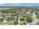 An aerial view of a beautiful neighborhood with mature trees and well maintained lawns at 7615 Charleston St, Bradenton, FL 34201