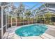 Inviting screened-in pool area, perfect for outdoor entertaining and enjoying the Florida sunshine at 7716 Geneva Ln, Sarasota, FL 34243