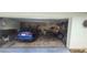 Spacious two-car garage, providing secure parking and extra storage space with lighting and electrical outlets at 120 Sw Monroe N Cir, St Petersburg, FL 33703