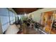 This patio features natural light and a variety of decor at 120 Sw Monroe N Cir, St Petersburg, FL 33703