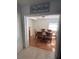 Cozy dining room with hardwood floors and a classic wooden table, ideal for Gathering meals at 1224 38Th W St, Bradenton, FL 34205