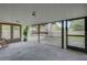Enclosed patio with lattice and screen, open to the backyard with access to nature at 1224 38Th W St, Bradenton, FL 34205
