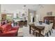 Open living space with kitchen, dining and living room perfect for entertaining and Gathering gatherings at 13391 Dimarco St, Venice, FL 34293