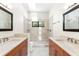 Bathroom features double sinks and a large shower at 1347 Landings Dr # 6, Sarasota, FL 34231