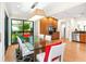 Dining area with stainless appliances and exterior view at 1347 Landings Dr # 6, Sarasota, FL 34231