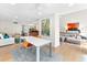 Open-concept living space showcasing the dining room, offering a seamless flow for entertaining and daily living at 1347 Landings Dr # 6, Sarasota, FL 34231
