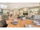 View of the kitchen and living area in an open concept plan at 2103 Harbourside Dr # 1102, Longboat Key, FL 34228