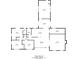 Detailed floor plan showcasing the layout of the home, including multiple offices, kitchen, and large reception area at 5311 36Th E Ave, Palmetto, FL 34221