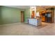 Open concept kitchen with stainless steel appliances, and breakfast bar seating at 5311 36Th E Ave, Palmetto, FL 34221