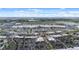 Wide aerial shot captures Wellen Park's bustling commercial area with shopping, dining, and entertainment options at 5430 Richardson Rd, Sarasota, FL 34232