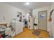 Utility Room featuring a washer and dryer with a water heater at 5430 Richardson Rd, Sarasota, FL 34232