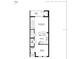 Detailed floorplan featuring great room, kitchen, dining, baths, and porch at 6358 Fairmont Ln, Palmetto, FL 34221